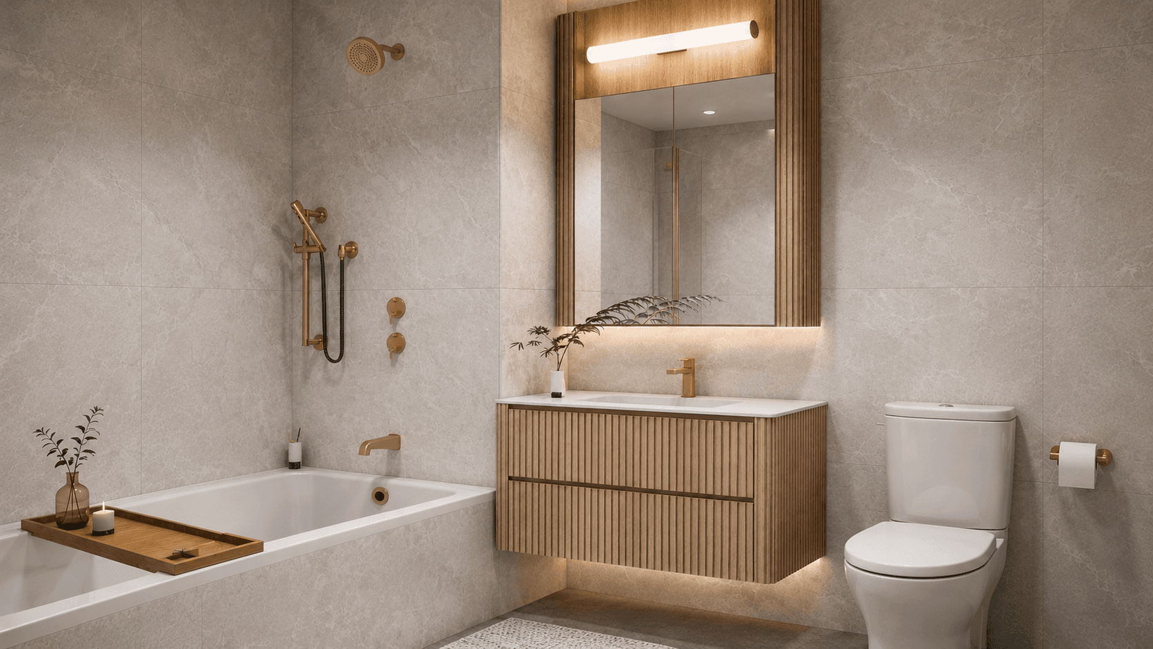 The Parisian spa bathroom